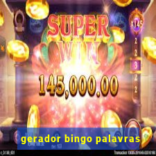 gerador bingo palavras